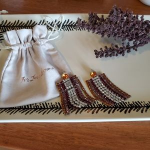 For Love and Lemons Bianca Crystal Earrings! 🍋